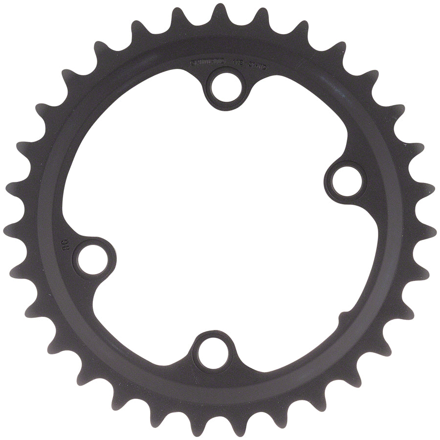 Shimano GRX RX810 Chainring - 31t, 80 BCD, 4-Bolt, 11-Speed, Black