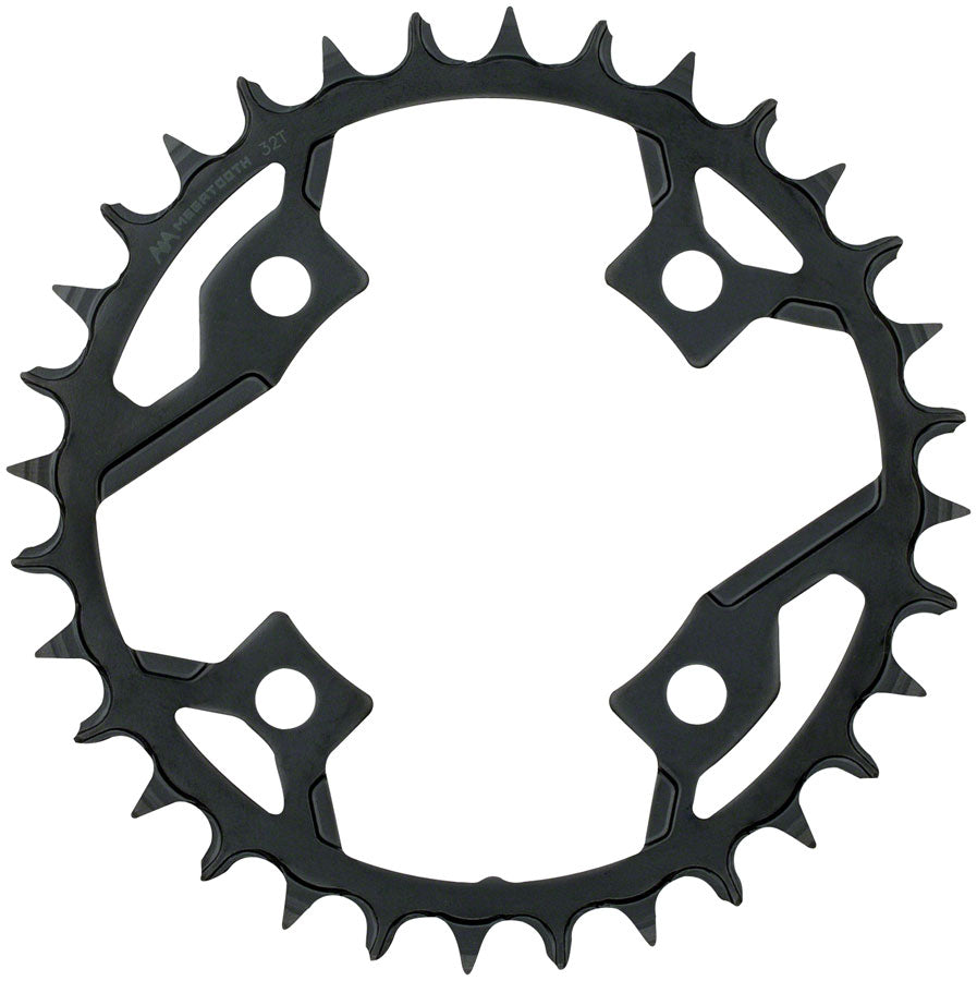 Full Speed Ahead Gamma Pro Mega Tooth 32t, 82 BCD, For 1 x11-Speed and SRAM 12-Speed, Black