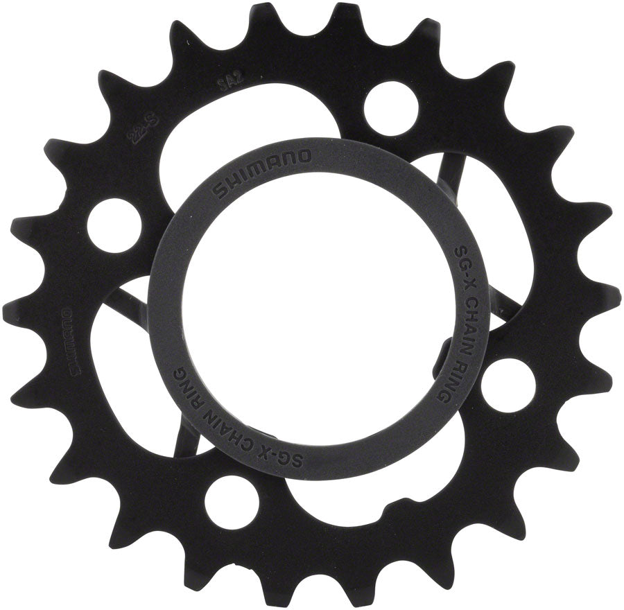 Shimano Alivio M430 Chainring - 22t, 64 BCD, 9-Speed, Black