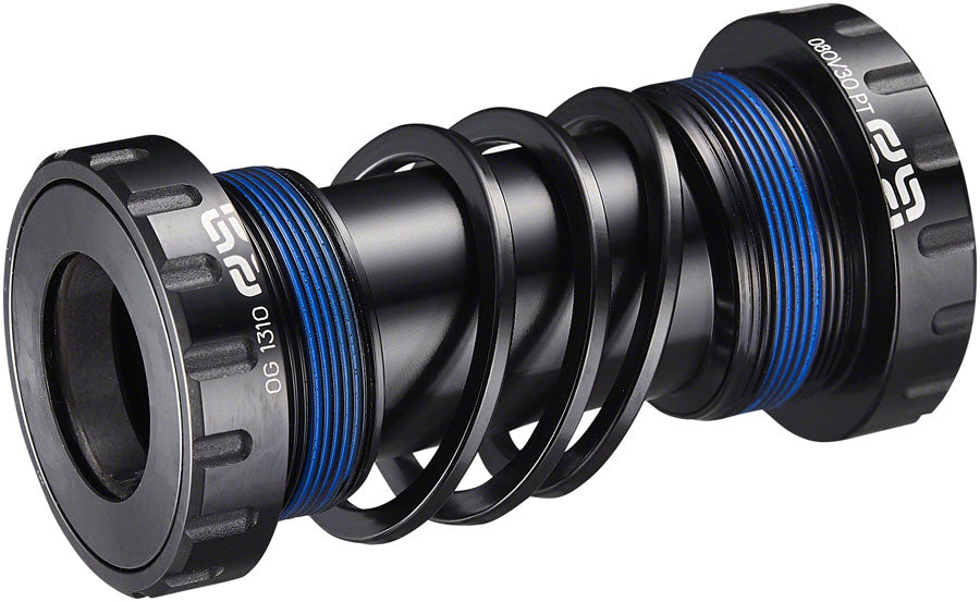E*thirteen Threaded Bottom Bracket BSA, BB30, Threaded BB30, 24 mm 68 mm, Black