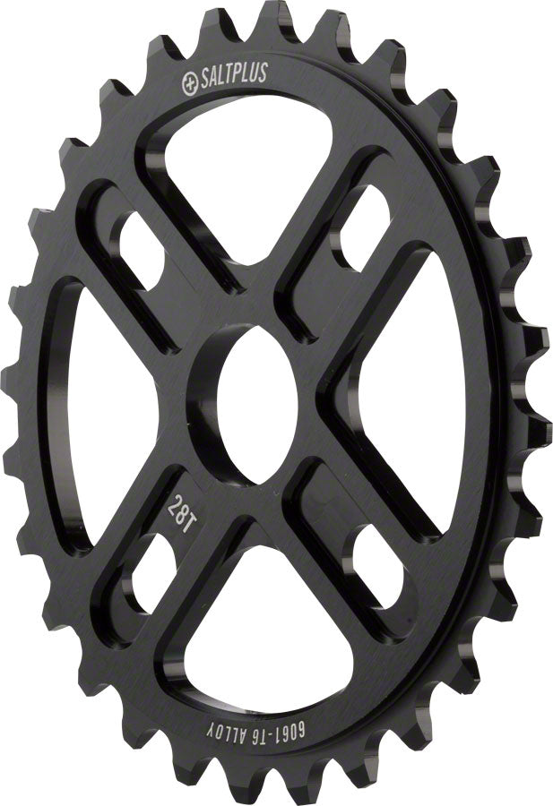 Salt Plus Manta Bolt Drive Sprocket 28t Black Includes Adaptors for 19 and 22mm Spindles