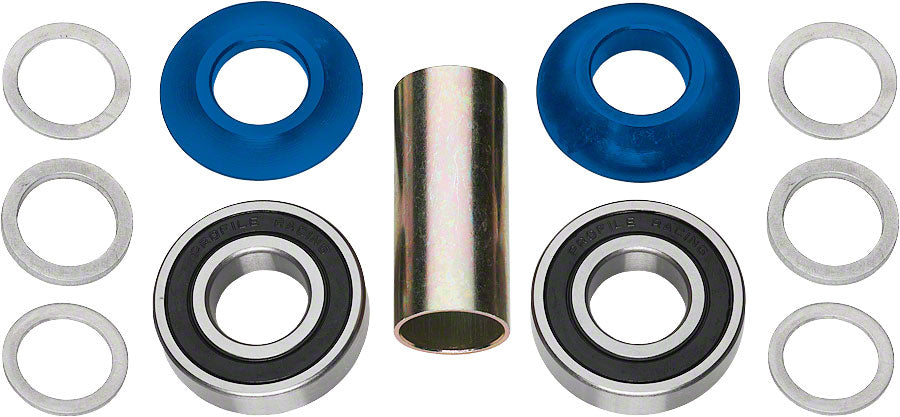 Profile Racing Mid - 19mm Blue (No Spindle) Bottom Bracket 68 mm, 73 mm Blue