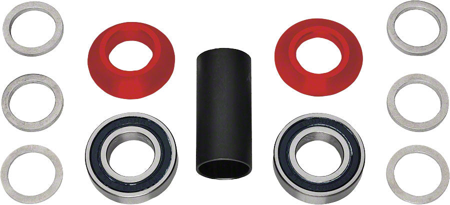 Profile Racing Spanish - 19mm Red (No Spindle) Bottom Bracket 68 mm, 73 mm Red