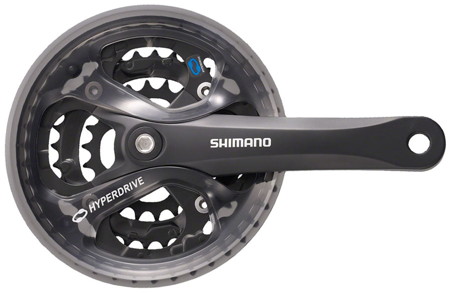 Shimano Acera FC-M361 175mm 48/38/28T 7/8-Speed Square Taper Crankset Black
