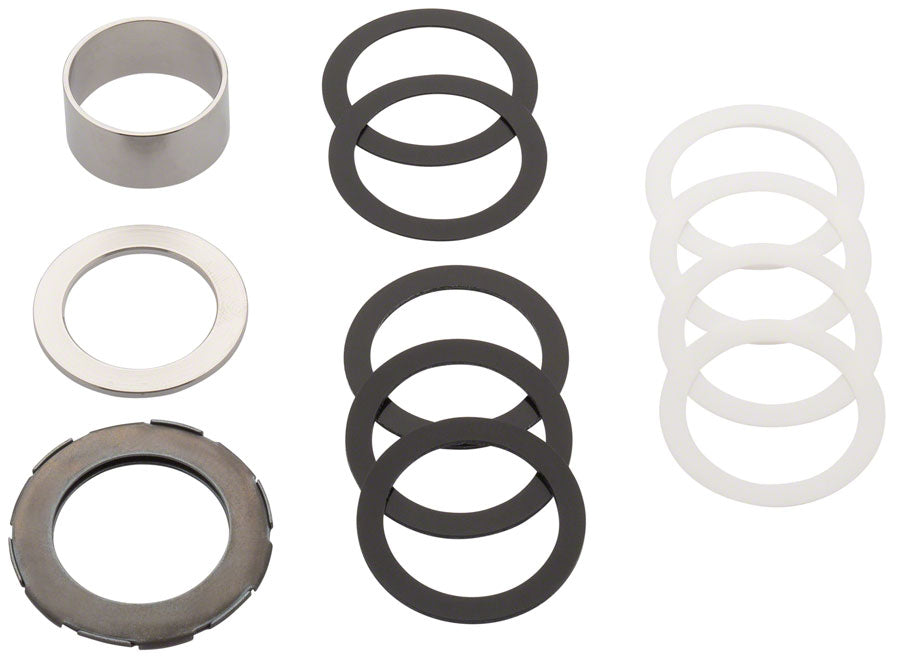 Chris King ThreadFit 24 Bottom Bracket with Fit Kit 6 - English, For SRAM/Truvativ GXP, Black