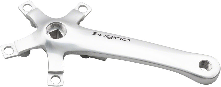 Sugino XD600 Tandem Crank Arm - 170mm, Right Rear, 110/74 BCD, Square Taper JIS Spindle Interface, Silver