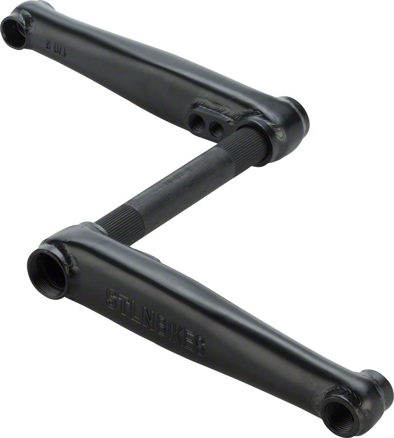 Stolen Talon V2 3-Piece 165mm 1-Speed 19 mm Spindle Crankset Black
