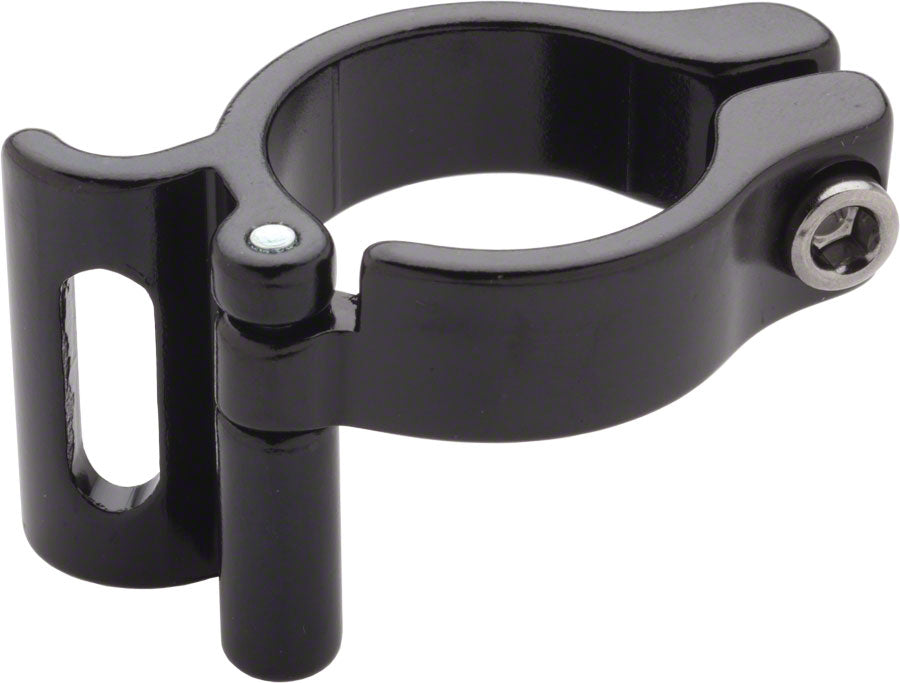 Problem Solvers Braze-on Adaptor Clamp 28.6mm Slotted Black Front Derailleur