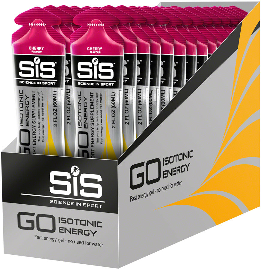 SIS Science in Sport Nutrition GO Isotonic Energy Gel - Cherry, Box of 30