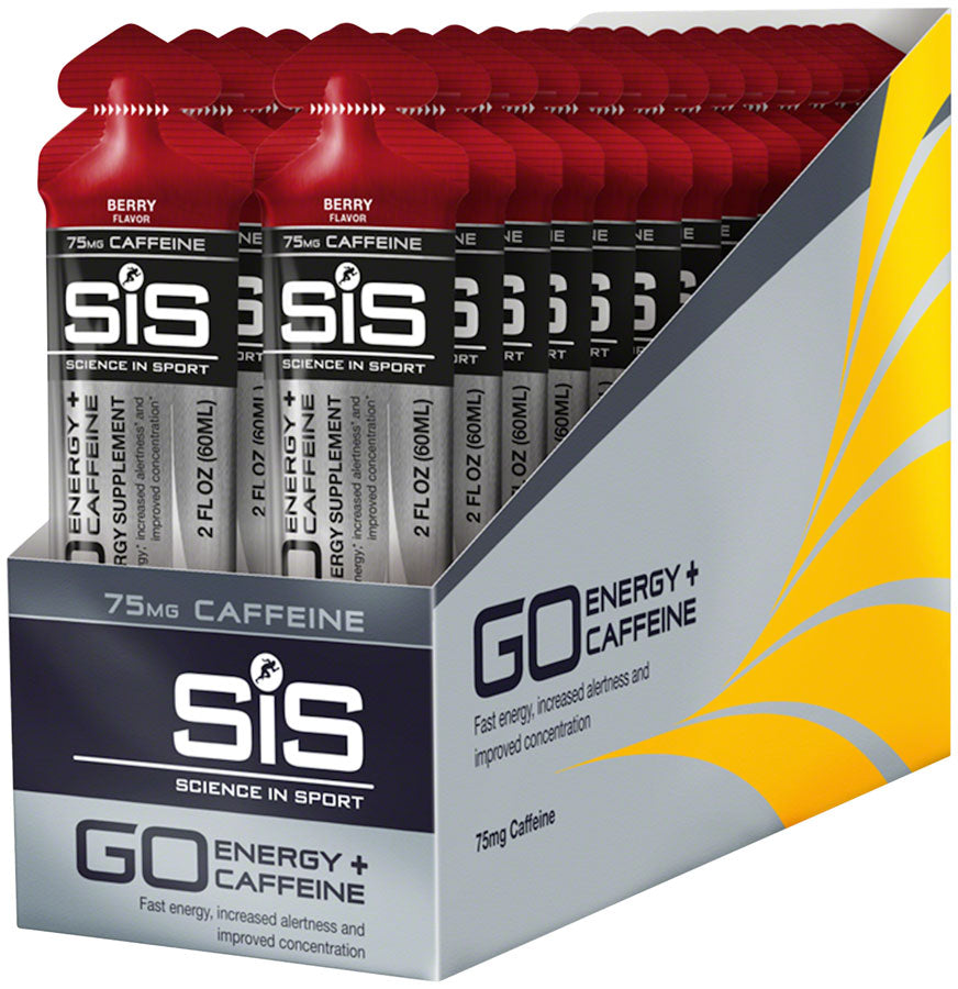 SIS Science in Sport Nutrition GO Energy + Caffeine Gel - Berry, Box of 30