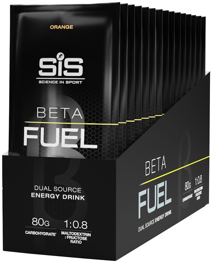 SIS Science in Sport Nutrition Beta Fuel Drink Mix Powder - Orange, Box of 15