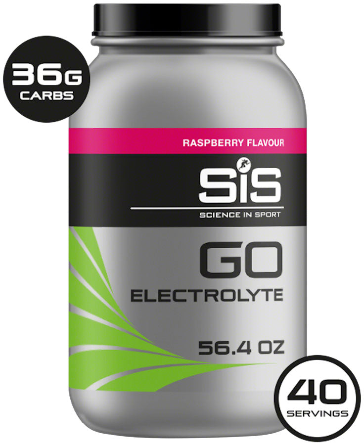 SIS Science in Sport Nutrition GO Electrolyte Drink Mix Powder - Raspberry, 1.6kg