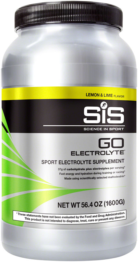 SIS Science in Sport Nutrition GO Electrolyte Drink Mix Powder - Lemon Lime, 1.6kg