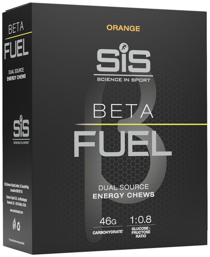 SIS Science in Sport Nutrition Beta Fuel Chew - Orange, Box of 6