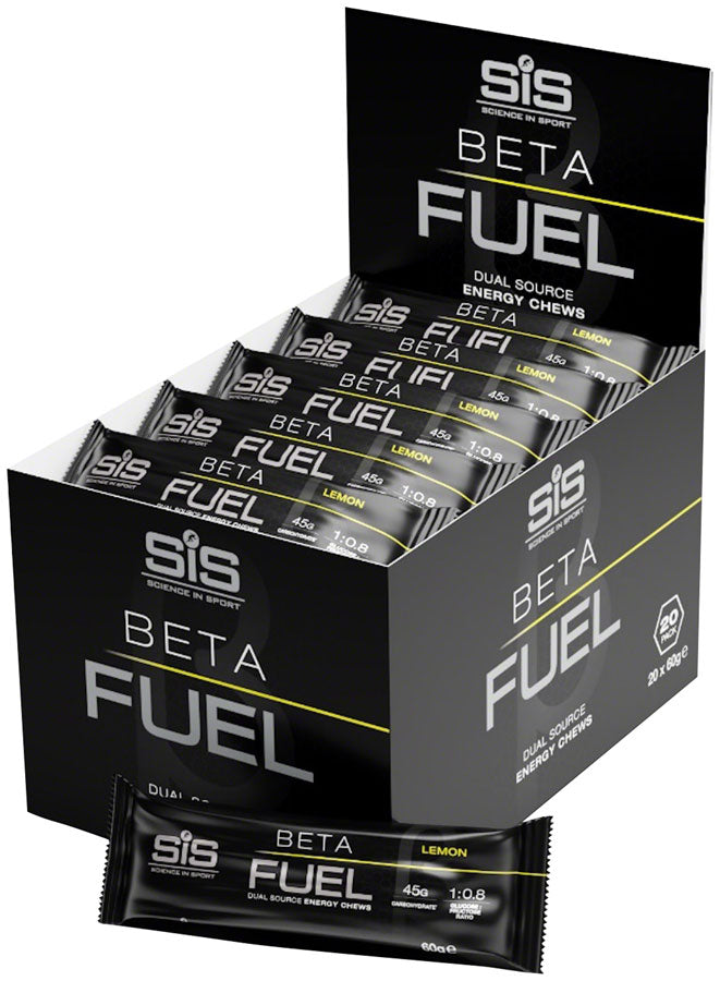 SIS Science in Sport Nutrition Beta Fuel Chew - Lemon, Box of 6