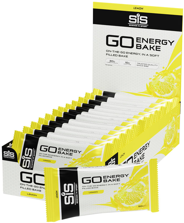 SIS Science in Sport Nutrition GO Energy Bakes - Lemon, Box of 12