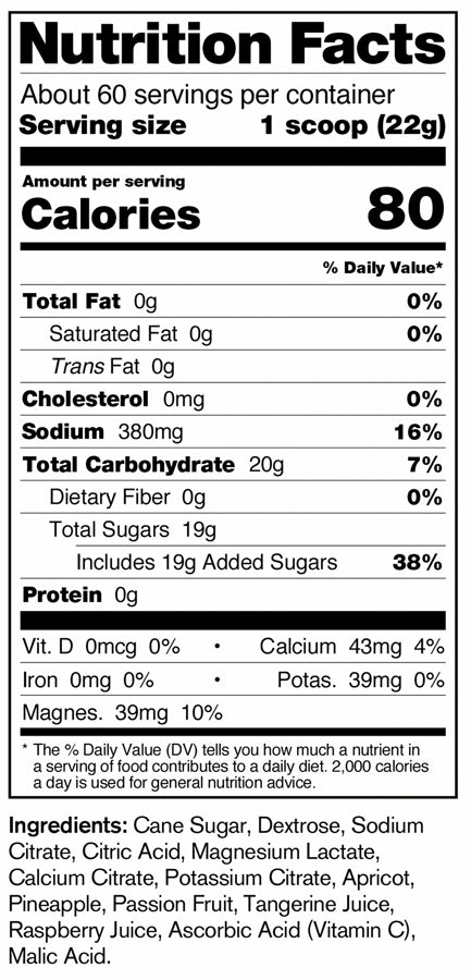 Skratch Labs Sport Hydration Drink Mix - Fruit Punch, 60 -Serving Resealable Pouch