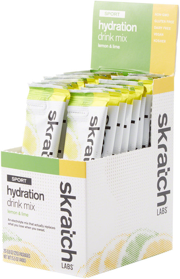Skratch Labs Sport Hydration Drink Mix: Lemons and Limes, Box of 20