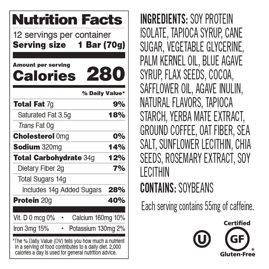 ProBar Protein Bar - Coffee Crunch with Caffeine, Box of 12