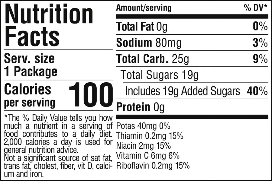 Jelly Belly Sport Beans: Orange, Box of 24
