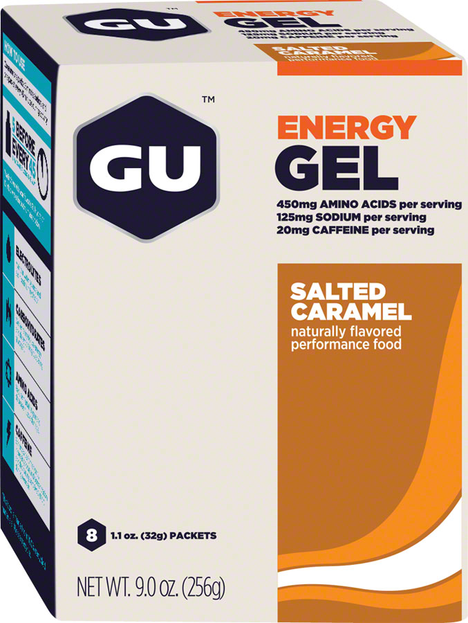 GU Energy Gel - Salted Caramel, Box of 8