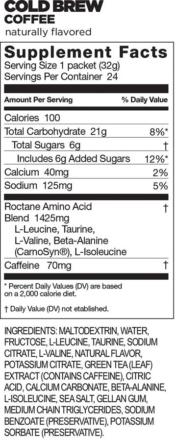 GU Roctane Energy Gel - Cold Brew Coffee, Box of 24