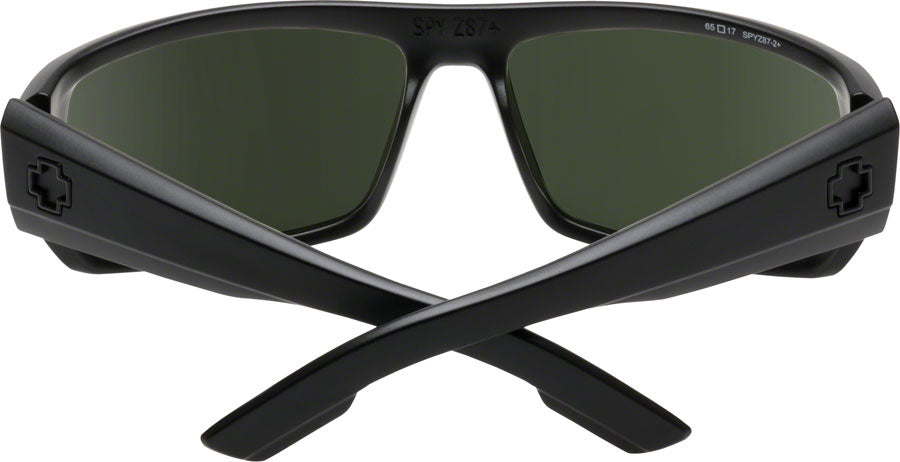 SPY+ BOUNTY Sunglasses - Matte Black, Happy Gray Green Polarized Lenses