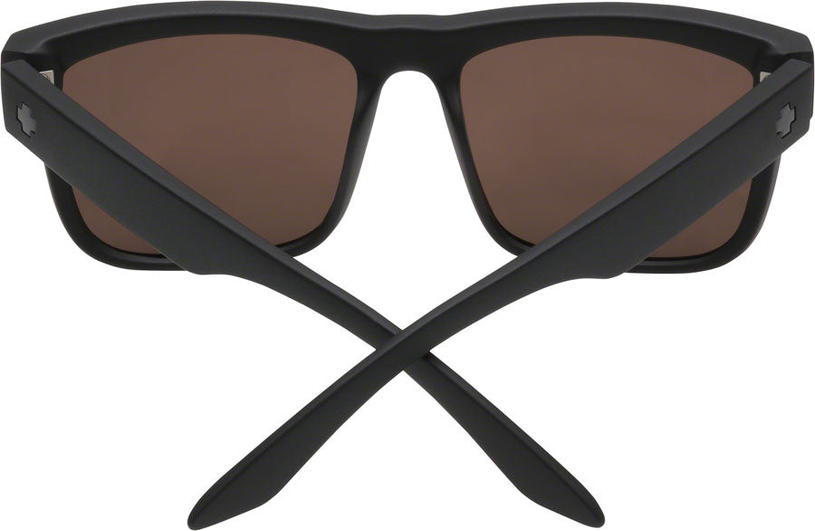 SPY+ DISCORD Sunglasses - Matte Black, Happy Bronze Polarized with Blue Spectra Mirror Lenses