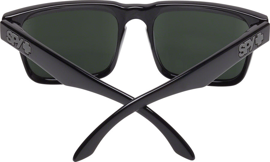 SPY+ HELM Sunglasses - Black, Happy Gray Green Lenses