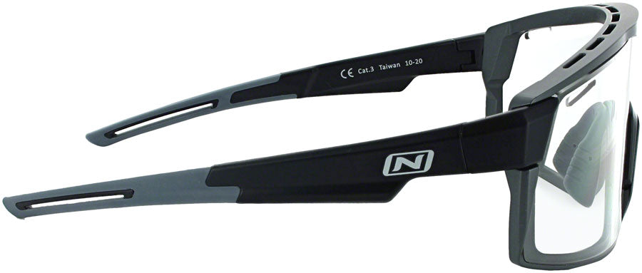 Optic Nerve Fixie Max Sunglasses - Matte Black, Aluminum Lens Rim, Photochromic Lens