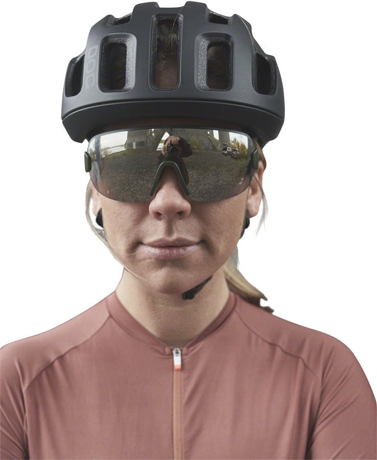 POC Aspire Sunglasses - Transparent Green Violet/Silver Mirror