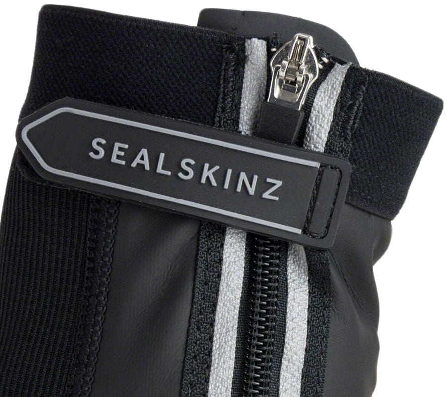 Sealskinz All Weather LED Open Sole Cycle Overshoe - Black, X-Large