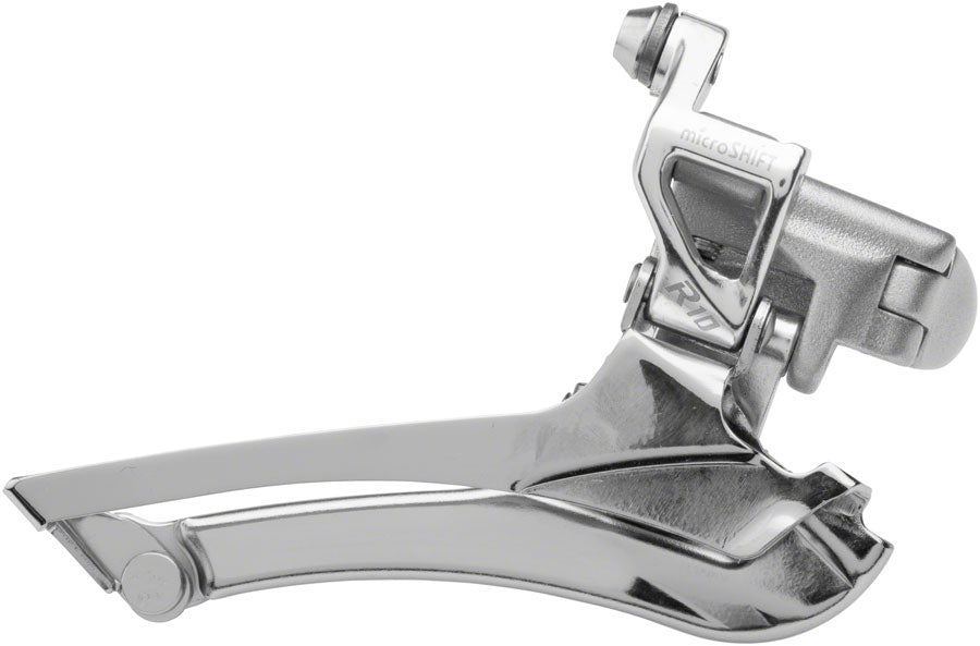 microSHIFT R10 Front Derailleur - 10-Speed, Double, 56t Max, Band Clamp