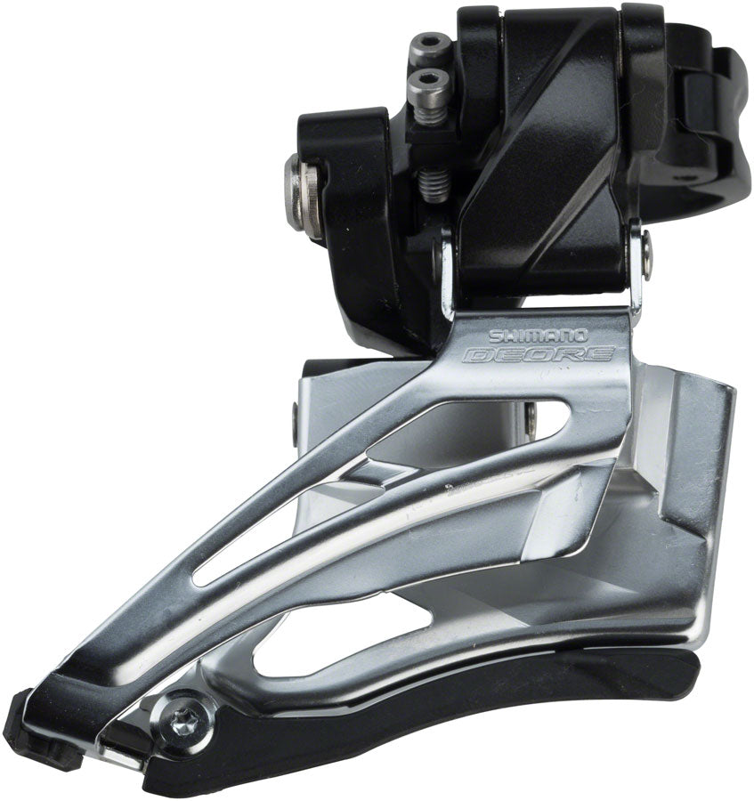 Shimano Deore FD-M6025-H 10-Speed Double Down Swing Dual-Pull High Clamp Front
