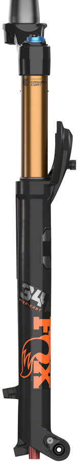 FOX 34 Step-Cast Factory Suspension Fork - 29", 100 mm, 15 x 110 mm, 44 mm Offset, Shiny Black, FIT4, 3-Position, Kabolt