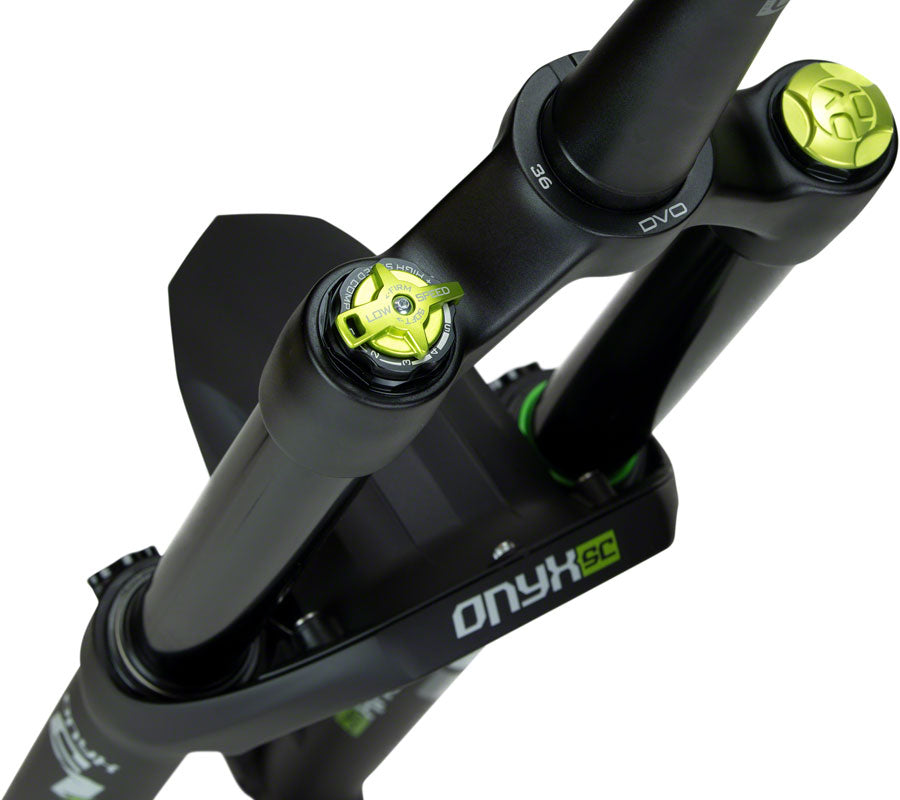 DVO Onyx SC-E1 Suspension Fork - 29", 180mm Travel, 44mm Offset, 15 x 110mm, Black