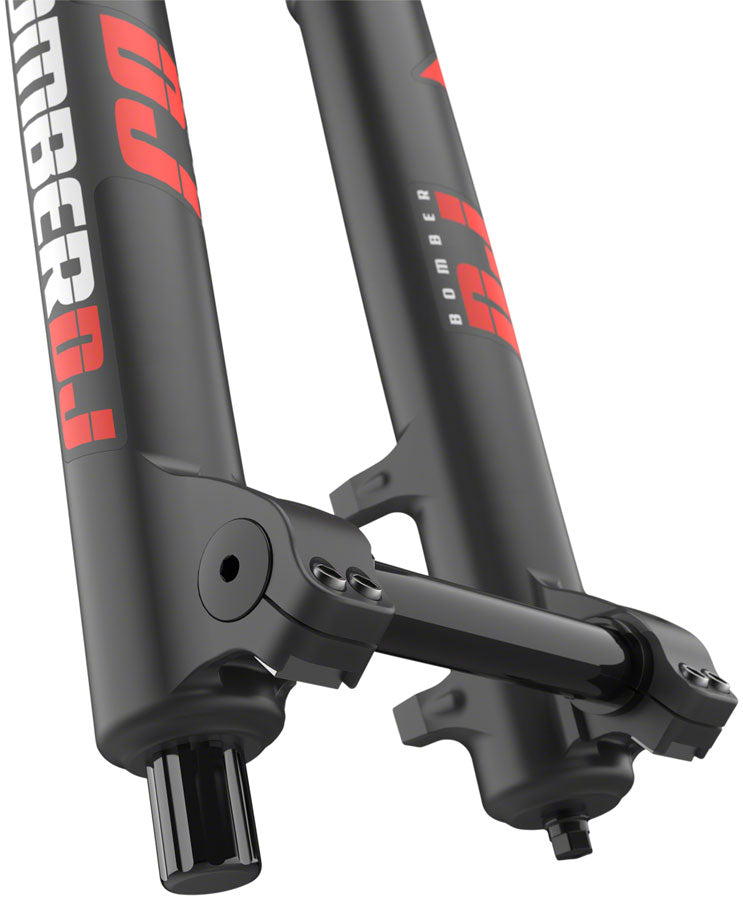 Marzocchi Bomber DJ Suspension Fork: 26", 100mm, Grip Damper, 20 x 110mm, 37mm Offset, Black