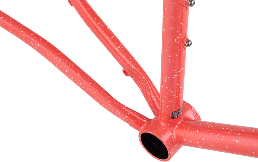 All-City Nature Cross Single Frameset - 700c, Steel, Pink Lemonade, 52cm