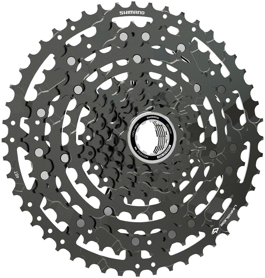 Shimano CUES CS-LG400-10 Cassette - 10-Speed, 11-48t, Black