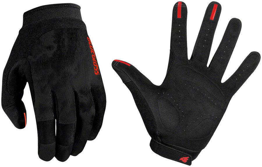 Bluegrass React Gloves - Black, Full Finger, X-Small