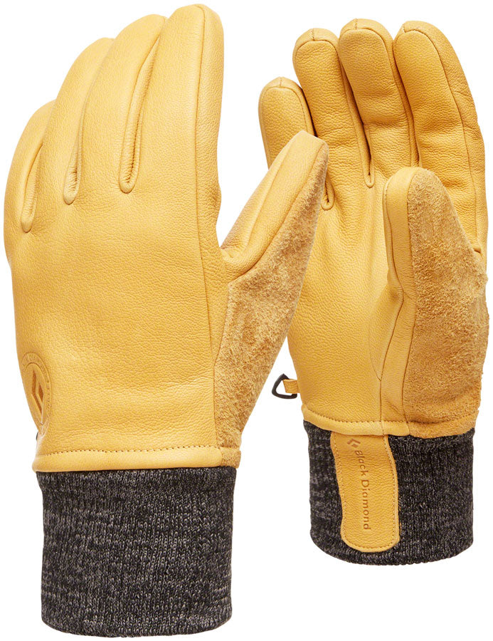 Black Diamond Dirt Bag Gloves - Natural, Full Finger, Small
