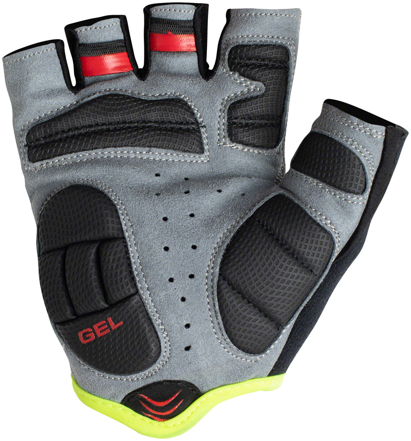 Bellwether Ergo Gel Gloves - Hi-Vis Yellow, Short Finger, Men's, Small