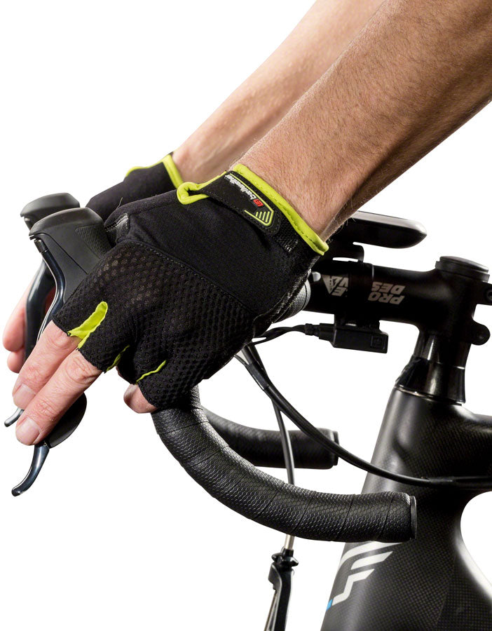 Bellwether Gel Supreme Gloves - Hi-Vis Yellow, Short Finger, Men's, X-Large