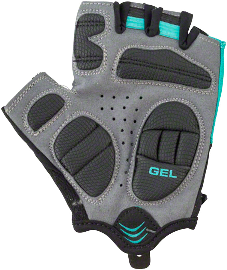 Bellwether Ergo Gel Gloves - Aqua, Short Finger, Women's, X-Large