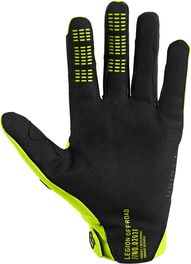 Fox Racing Legion Thermo Glove - Fluorescent Yellow, Full Finger, Medium