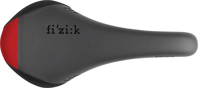 Fizik Gobi M3 7x9 with Braided Mountain 130mm Oval Rail Saddle Black/Red/White