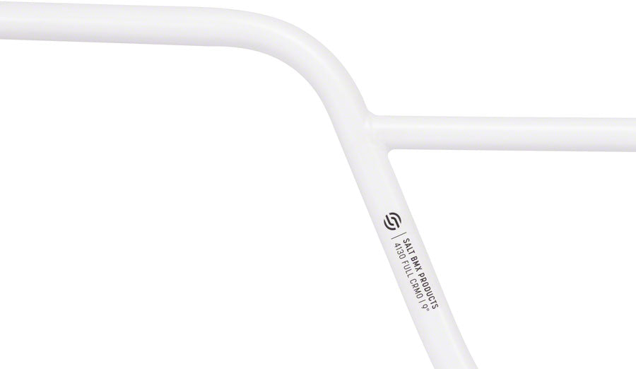 Salt Pro 2-Piece BMX Handlebar - 9", White
