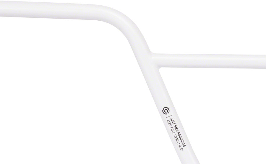 Salt Pro 2-Piece BMX Handlebar - 9.5", White