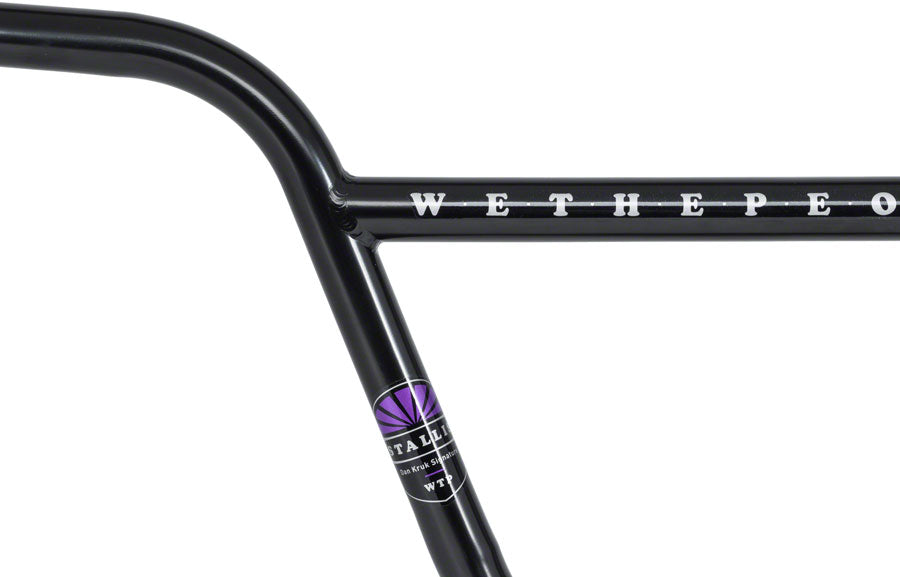 We The People Stallis Dan Kruk Signature BMX Handlebar - 9.25", 25.4mm Clamp, Glossy Black