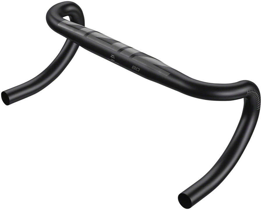 Zipp Service Course SL-80 Drop Handlebar - Aluminum, 31.8mm, 46cm, Matte Black, A2